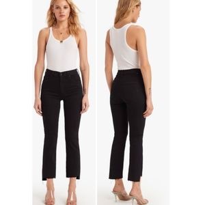 MOTHER THE INSIDER CROP STEP FRAY SIZE 29 WASH-NOT GUILTY (BLACK)